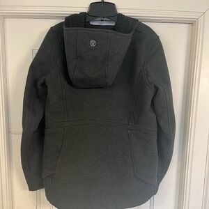 lululemon women’s hooded Charcoal Jacket